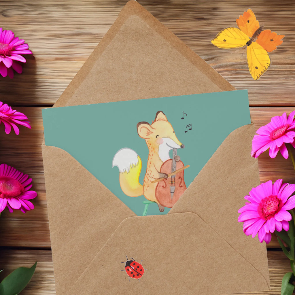 Deluxe Card Ohne mein Cello ist alles andere nur Begleitung! Geburtstagskarte, Hochzeitskarte, Hochwertige Grußkarte, Klappkarte, Karte, Glückwunschkarte, Einladungskarte, Grußkarte, Hochwertige Klappkarte, Instrumente, Geschenke Musiker, Musikliebhaber