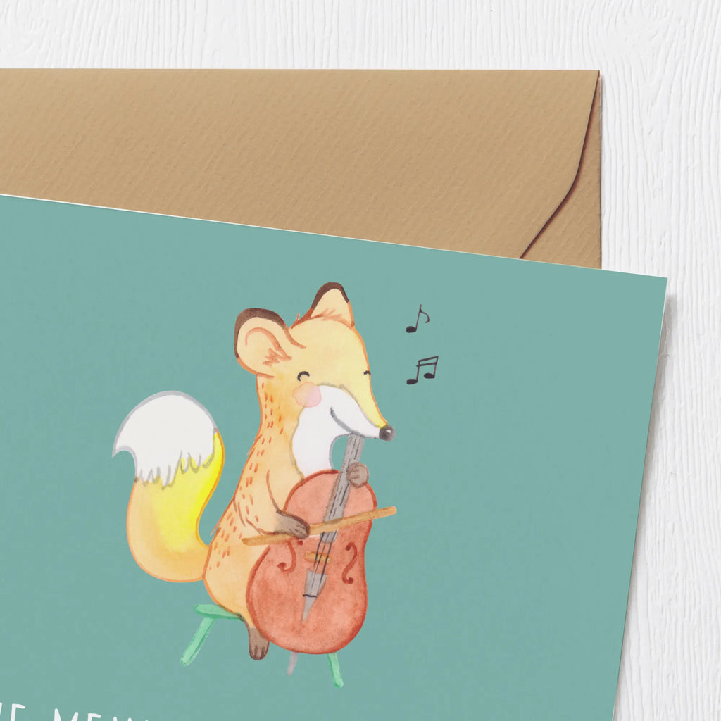 Deluxe Card Ohne mein Cello ist alles andere nur Begleitung! Geburtstagskarte, Hochzeitskarte, Hochwertige Grußkarte, Klappkarte, Karte, Glückwunschkarte, Einladungskarte, Grußkarte, Hochwertige Klappkarte, Instrumente, Geschenke Musiker, Musikliebhaber