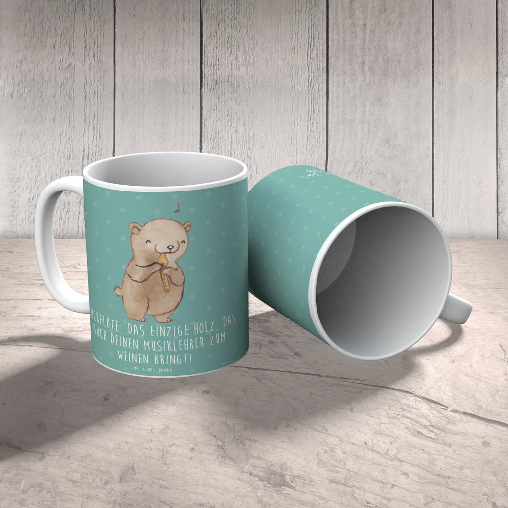 Tasse Blockflöte Humor Keramiktasse, Kaffeetasse, Tasse mit Motiven, Teetasse, Porzellantasse, Tasse, Geschenktasse, Bürotasse, Tasse mit Zitaten, Instrumente, Geschenke Musiker, Musikliebhaber
