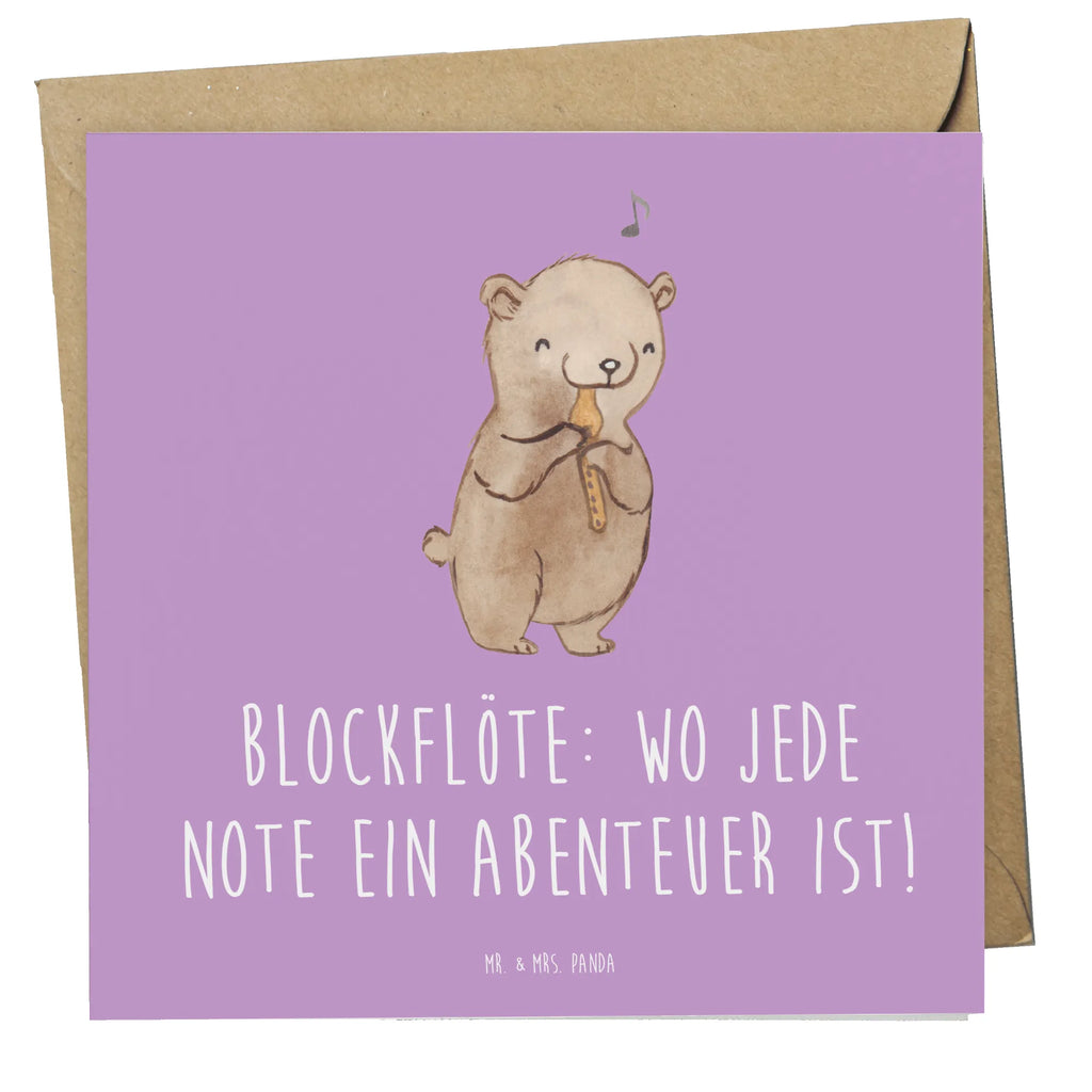 Deluxe Card Blockflöte: Wo jede Note ein Abenteuer ist! Klappkarte, Glückwunschkarte, Geburtstagskarte, Grußkarte, Hochwertige Klappkarte, Karte, Hochwertige Grußkarte, Hochzeitskarte, Einladungskarte, Instrumente, Geschenke Musiker, Musikliebhaber