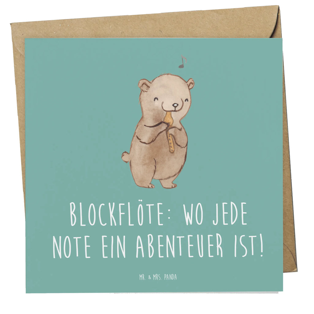 Deluxe Card Blockflöte: Wo jede Note ein Abenteuer ist! Klappkarte, Glückwunschkarte, Geburtstagskarte, Grußkarte, Hochwertige Klappkarte, Karte, Hochwertige Grußkarte, Hochzeitskarte, Einladungskarte, Instrumente, Geschenke Musiker, Musikliebhaber