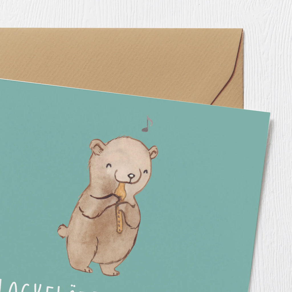 Deluxe Card Blockflöte: Wo jede Note ein Abenteuer ist! Klappkarte, Glückwunschkarte, Geburtstagskarte, Grußkarte, Hochwertige Klappkarte, Karte, Hochwertige Grußkarte, Hochzeitskarte, Einladungskarte, Instrumente, Geschenke Musiker, Musikliebhaber