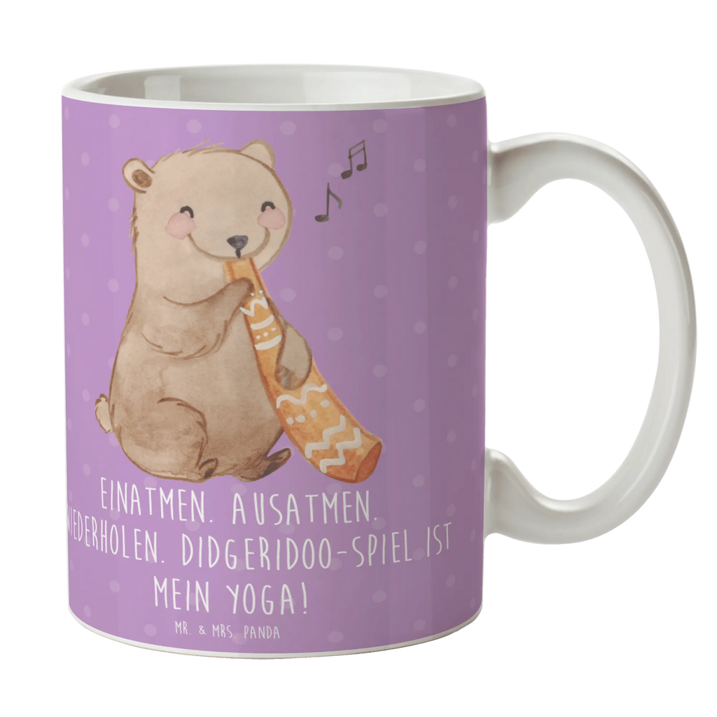 Mug Einatmen. Ausatmen. Wiederholen. Didgeridoo-Spiel ist mein Yoga! Tasse mit Zitaten, Teetasse, Tasse mit Motiven, Bürotasse, Kaffeetasse, Tasse, Keramiktasse, Geschenktasse, Porzellantasse, Instrumente, Geschenke Musiker, Musikliebhaber