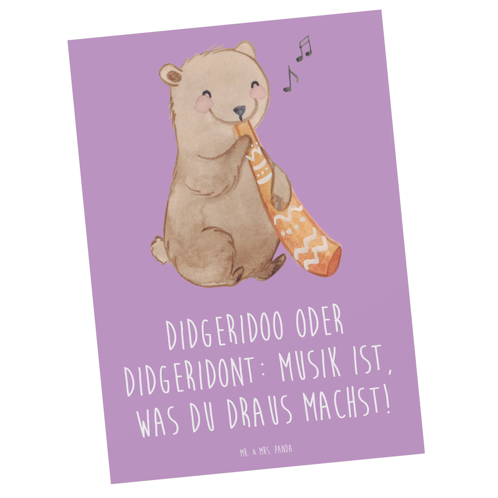 Postcard Didgeridoo oder Didgeridont: Musik ist, was du draus machst! Karte, Ansichtskarte, Einladungskarte, Grußkarte, Geschenkkarte, Ansichtskarten, Geburtstagskarte, Einladungskarten Geburtstag, Postkarte, Einladung, Einladung Geburtstag, Dankeskarte, Instrumente, Geschenke Musiker, Musikliebhaber