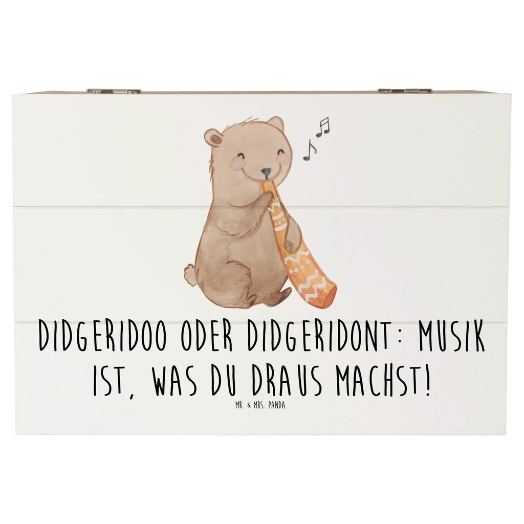 Wooden chest Didgeridoo oder Didgeridont: Musik ist, was du draus machst! Aufbewahrungsbox, Schatzkiste, Holzkiste, Geschenkbox, Dekokiste, Geschenkdose, Erinnerungskiste, Erinnerungsbox, XXL, Truhe, Kiste, Schatulle, Instrumente, Geschenke Musiker, Musikliebhaber