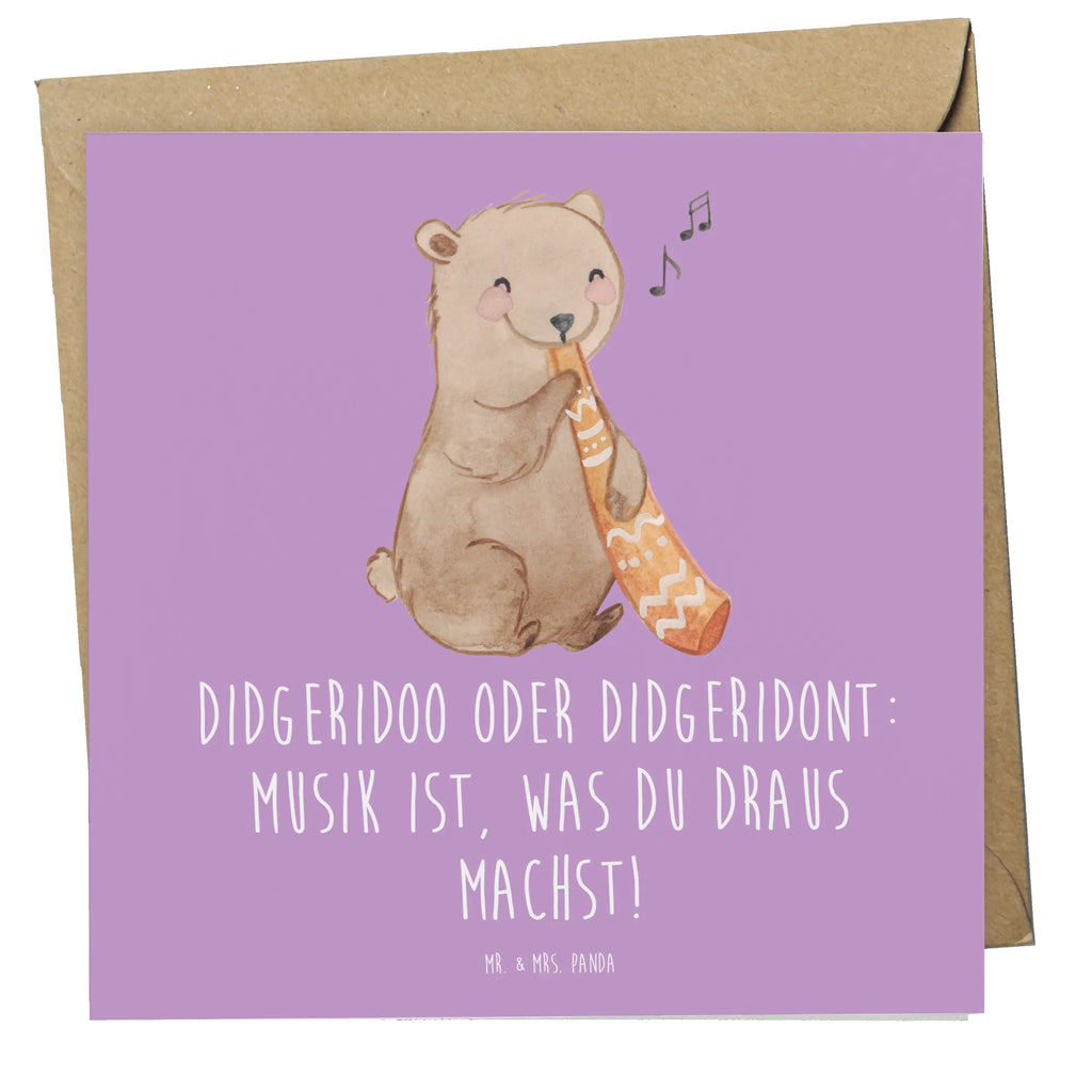 Deluxe Card Didgeridoo oder Didgeridont: Musik ist, was du draus machst! Hochzeitskarte, Grußkarte, Hochwertige Klappkarte, Karte, Einladungskarte, Geburtstagskarte, Hochwertige Grußkarte, Klappkarte, Glückwunschkarte, Instrumente, Geschenke Musiker, Musikliebhaber