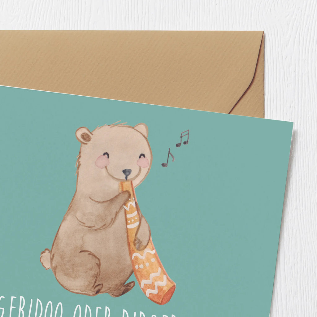 Deluxe Card Didgeridoo oder Didgeridont: Musik ist, was du draus machst! Hochzeitskarte, Grußkarte, Hochwertige Klappkarte, Karte, Einladungskarte, Geburtstagskarte, Hochwertige Grußkarte, Klappkarte, Glückwunschkarte, Instrumente, Geschenke Musiker, Musikliebhaber