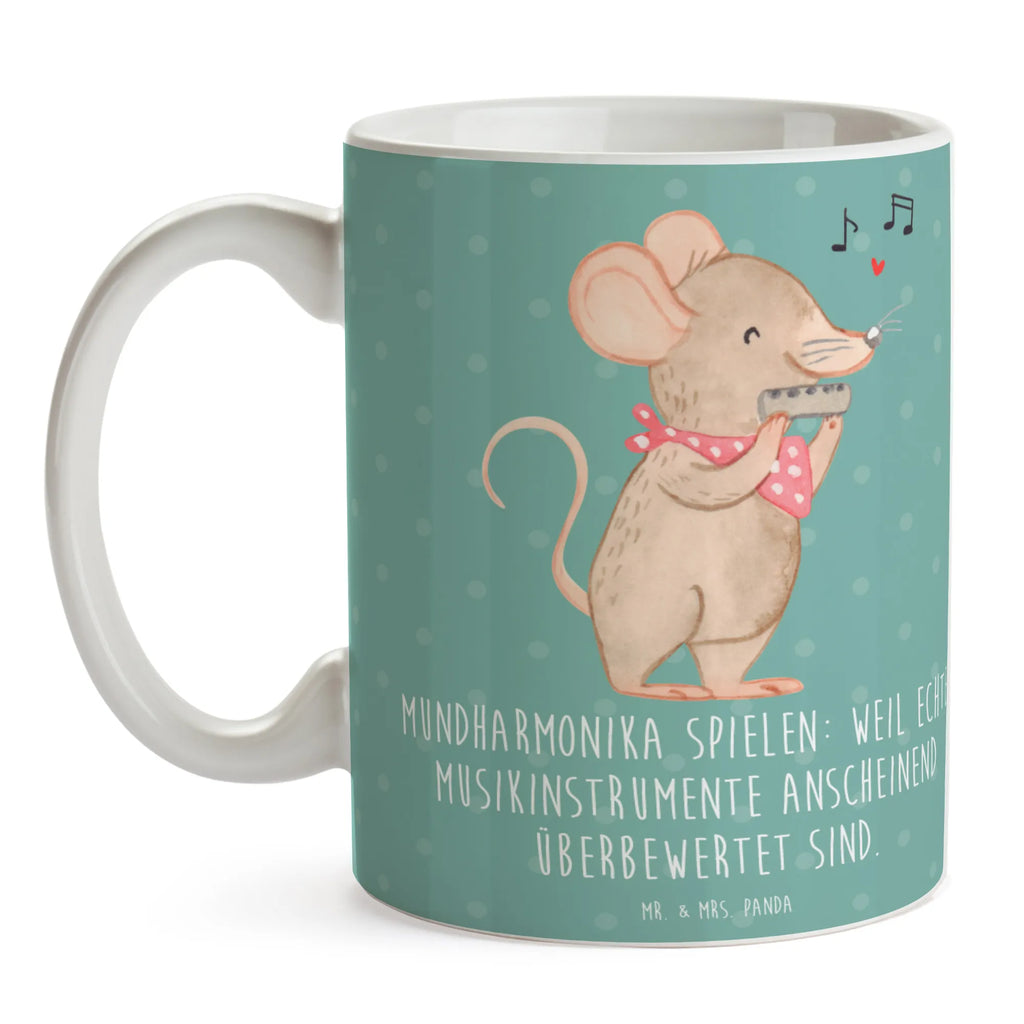 Mug Mundharmonika spielen: Weil echte Musikinstrumente anscheinend überbewertet sind. Tasse, Geschenktasse, Tasse mit Motiven, Keramiktasse, Porzellantasse, Bürotasse, Tasse mit Zitaten, Kaffeetasse, Teetasse, Instrumente, Geschenke Musiker, Musikliebhaber