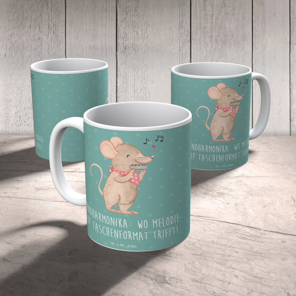 Tasse Mundharmonika: Wo Melodie auf Taschenformat trifft! Porzellantasse, Teetasse, Kaffeetasse, Tasse mit Zitaten, Tasse mit Motiven, Geschenktasse, Keramiktasse, Tasse, Bürotasse, Instrumente, Geschenke Musiker, Musikliebhaber