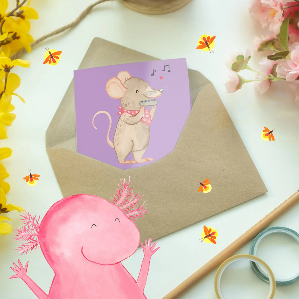 Greetings card Die Mundharmonika: klein, aber ooohooo! Klappkarte, Grußkarte, Glückwunschkarte, Einladungskarte, Geburtstagskarte, Hochzeitskarte, Karte, Ansichtskarten, Instrumente, Geschenke Musiker, Musikliebhaber