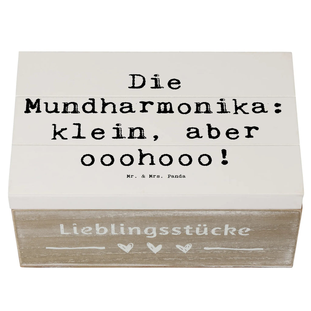 Holzkiste Spruch Mundharmonika Ohooo Geschenkbox, Dekokiste, Erinnerungskiste, XXL, Aufbewahrungsbox, Kiste, Schatulle, Erinnerungsbox, Schatzkiste, Geschenkdose, Holzkiste, Truhe, Instrumente, Geschenke Musiker, Musikliebhaber