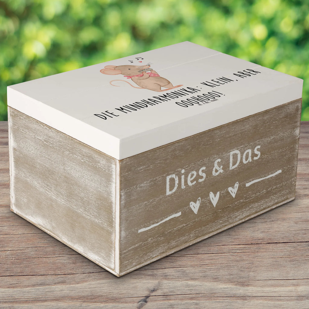 Holzkiste Mundharmonika Ohooo Schatzkiste, Aufbewahrungsbox, Truhe, Holzkiste, Geschenkdose, Erinnerungsbox, XXL, Dekokiste, Geschenkbox, Erinnerungskiste, Schatulle, Kiste, Instrumente, Geschenke Musiker, Musikliebhaber