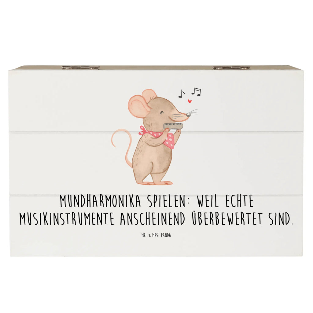 Holzkiste Mundharmonika spielen: Weil echte Musikinstrumente anscheinend überbewertet sind. Schatzkiste, Erinnerungskiste, Geschenkbox, Truhe, Kiste, Erinnerungsbox, Dekokiste, XXL, Geschenkdose, Schatulle, Aufbewahrungsbox, Holzkiste, Instrumente, Geschenke Musiker, Musikliebhaber