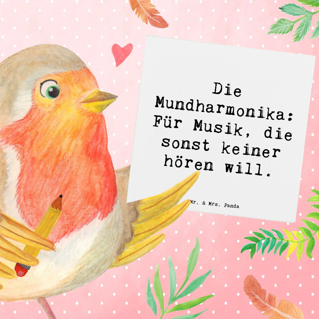 Deluxe Karte Spruch Musik Mundharmonika Glückwunschkarte, Geburtstagskarte, Hochzeitskarte, Einladungskarte, Karte, Klappkarte, Hochwertige Grußkarte, Grußkarte, Hochwertige Klappkarte, Instrumente, Geschenke Musiker, Musikliebhaber