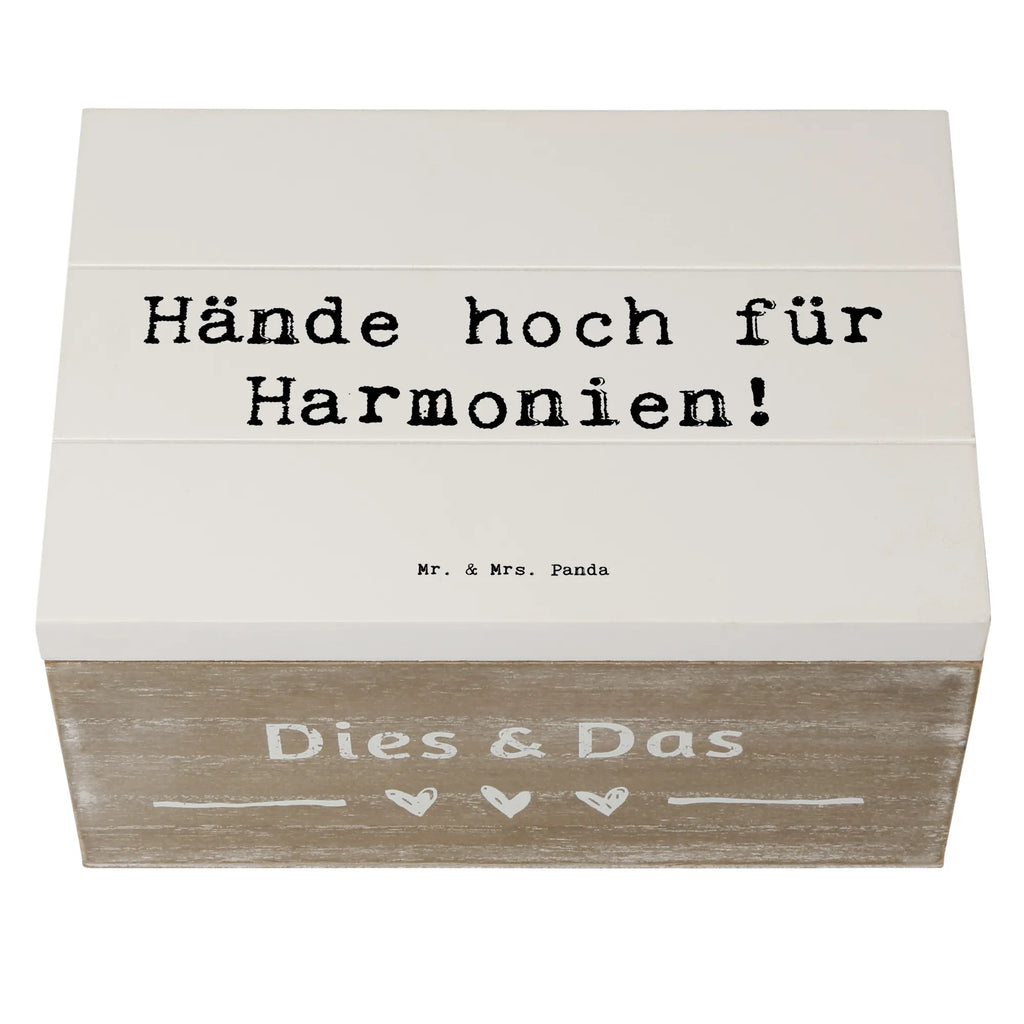 Holzkiste Spruch Theremin Harmonie Kiste, Schatzkiste, Erinnerungsbox, Aufbewahrungsbox, Truhe, Erinnerungskiste, Schatulle, XXL, Geschenkbox, Holzkiste, Geschenkdose, Dekokiste, Instrumente, Geschenke Musiker, Musikliebhaber