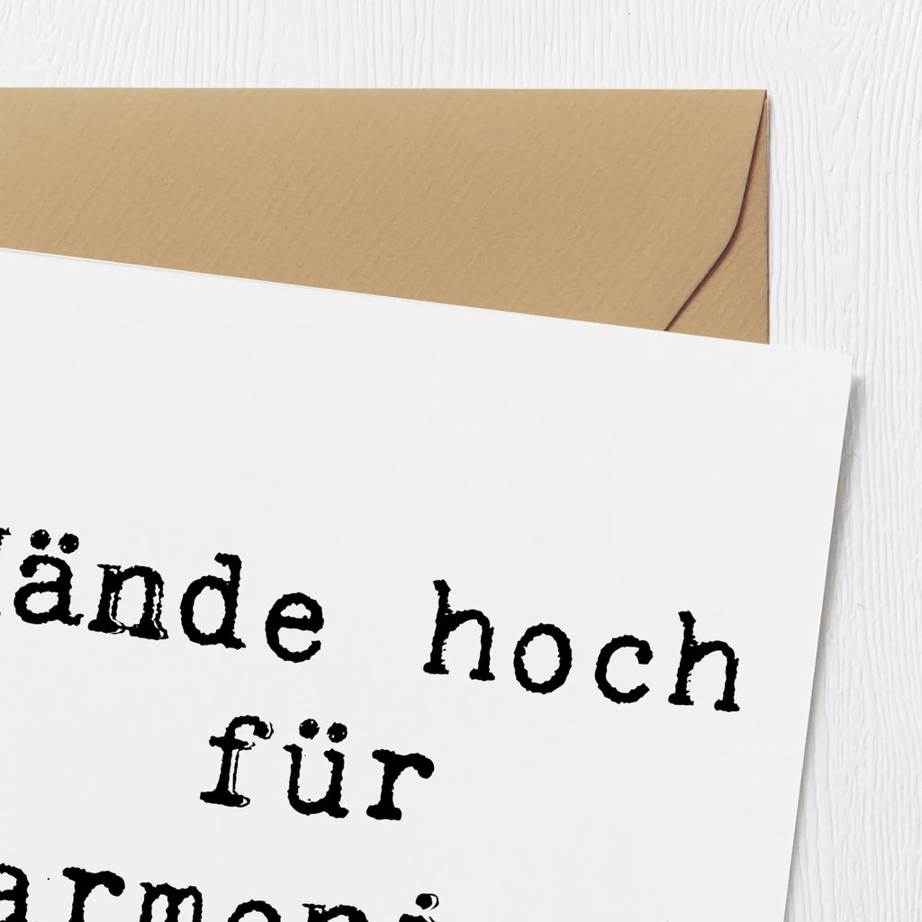 Deluxe Karte Spruch Theremin Harmonie Karte, Geburtstagskarte, Einladungskarte, Hochzeitskarte, Hochwertige Klappkarte, Klappkarte, Grußkarte, Glückwunschkarte, Hochwertige Grußkarte, Instrumente, Geschenke Musiker, Musikliebhaber