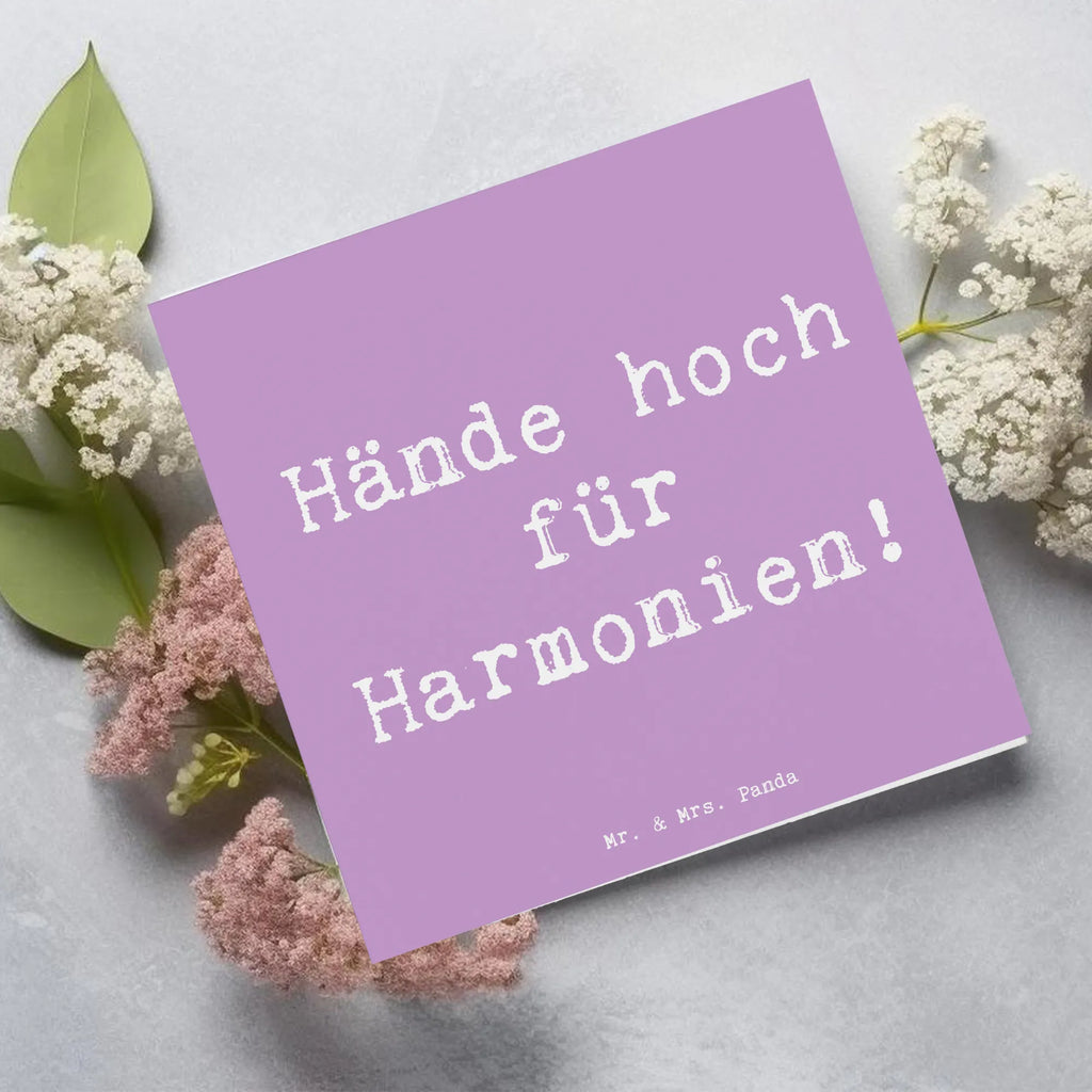 Deluxe Karte Spruch Theremin Harmonie Karte, Geburtstagskarte, Einladungskarte, Hochzeitskarte, Hochwertige Klappkarte, Klappkarte, Grußkarte, Glückwunschkarte, Hochwertige Grußkarte, Instrumente, Geschenke Musiker, Musikliebhaber