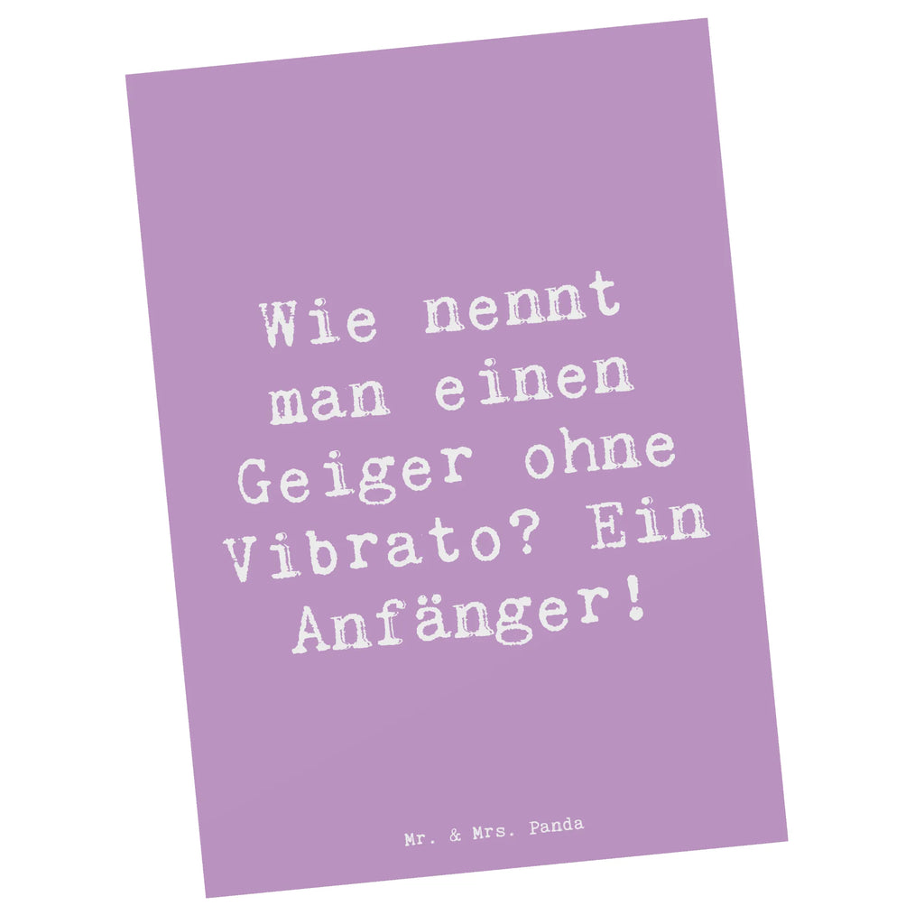 Postkarte Spruch Violine Anfänger Ansichtskarte, Einladung, Karte, Grußkarte, Dankeskarte, Ansichtskarten, Geschenkkarte, Geburtstagskarte, Einladungskarten Geburtstag, Einladung Geburtstag, Postkarte, Einladungskarte, Instrumente, Geschenke Musiker, Musikliebhaber