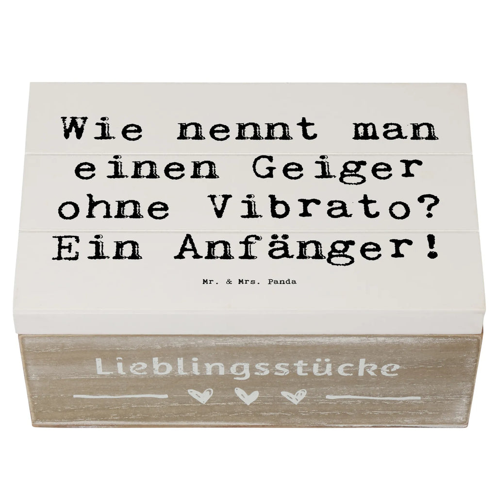 Holzkiste Spruch Violine Anfänger Schatulle, Geschenkdose, XXL, Schatzkiste, Kiste, Dekokiste, Erinnerungsbox, Truhe, Geschenkbox, Aufbewahrungsbox, Erinnerungskiste, Holzkiste, Instrumente, Geschenke Musiker, Musikliebhaber