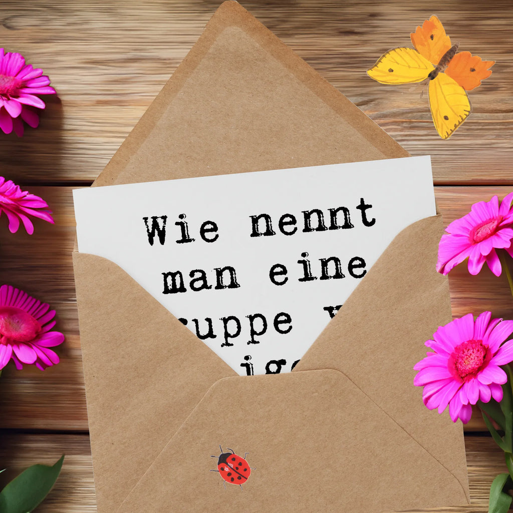 Deluxe Card Saying Wie nennt man eine Gruppe von Geigern ohne Noten? Verloren! Einladungskarte, Karte, Klappkarte, Geburtstagskarte, Hochzeitskarte, Grußkarte, Hochwertige Klappkarte, Glückwunschkarte, Hochwertige Grußkarte, Instrumente, Geschenke Musiker, Musikliebhaber