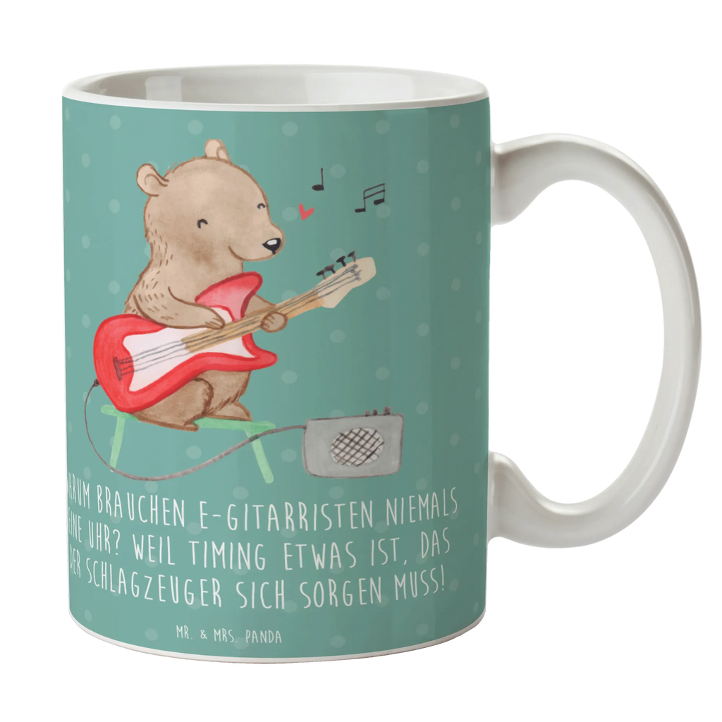 Tasse E-Gitarre Timing Tasse mit Zitaten, Tasse mit Motiven, Tasse, Geschenktasse, Keramiktasse, Teetasse, Kaffeetasse, Bürotasse, Porzellantasse, Instrumente, Geschenke Musiker, Musikliebhaber