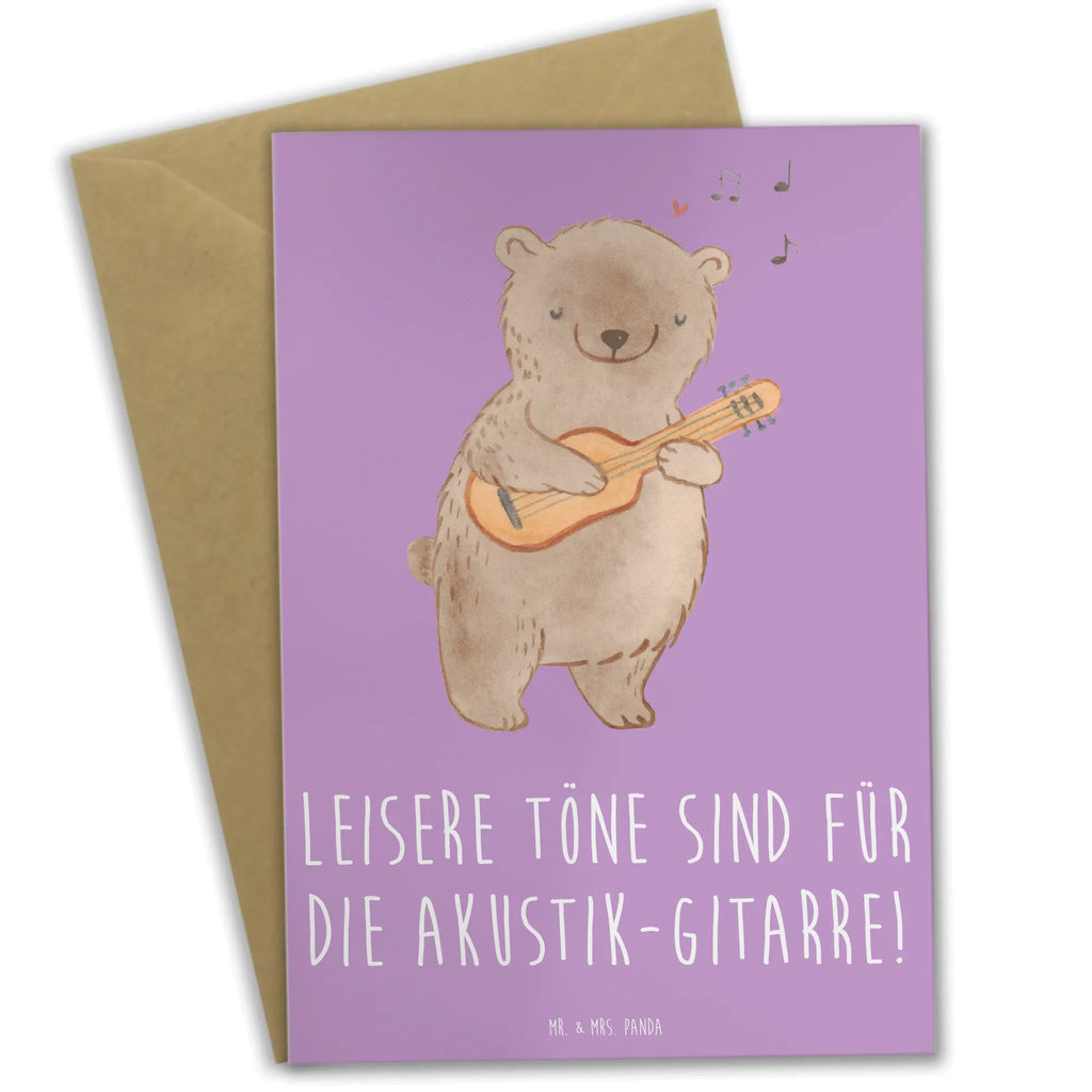 Grußkarte Akustik-Gitarre Magie Hochzeitskarte, Grußkarte, Karte, Einladungskarte, Ansichtskarten, Geburtstagskarte, Klappkarte, Glückwunschkarte, Instrumente, Geschenke Musiker, Musikliebhaber