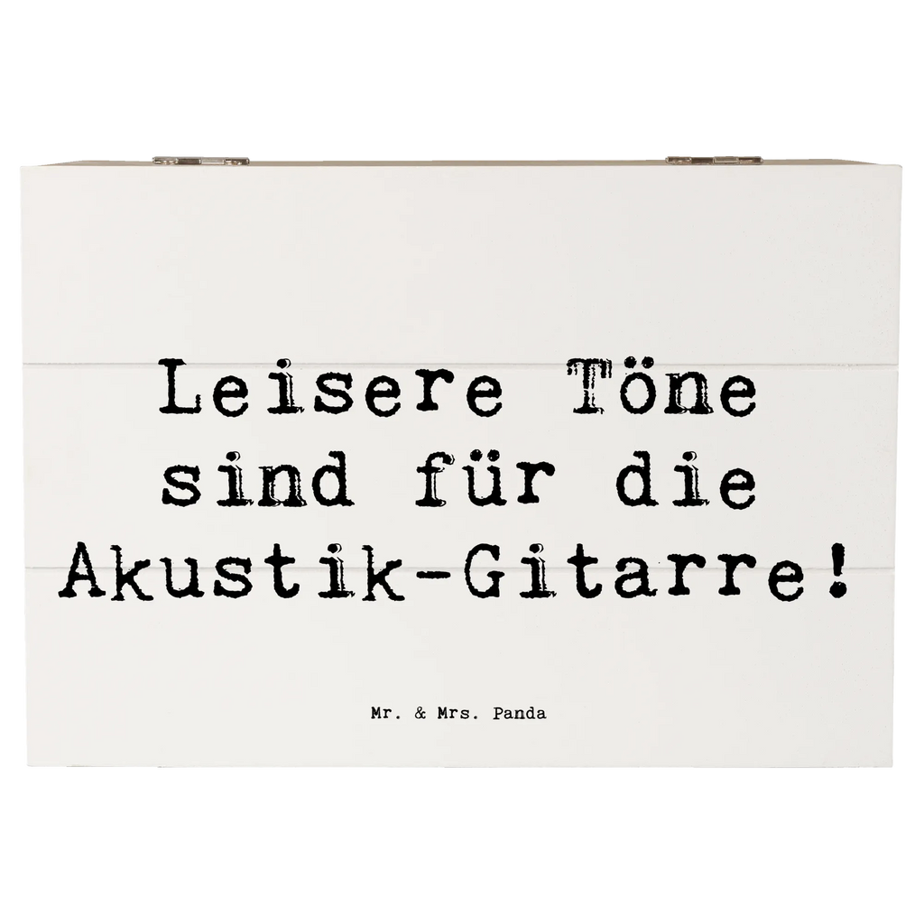 Holzkiste Spruch Akustik-Gitarre Magie Schatulle, Truhe, Dekokiste, Erinnerungskiste, Aufbewahrungsbox, XXL, Geschenkbox, Kiste, Geschenkdose, Holzkiste, Erinnerungsbox, Schatzkiste, Instrumente, Geschenke Musiker, Musikliebhaber