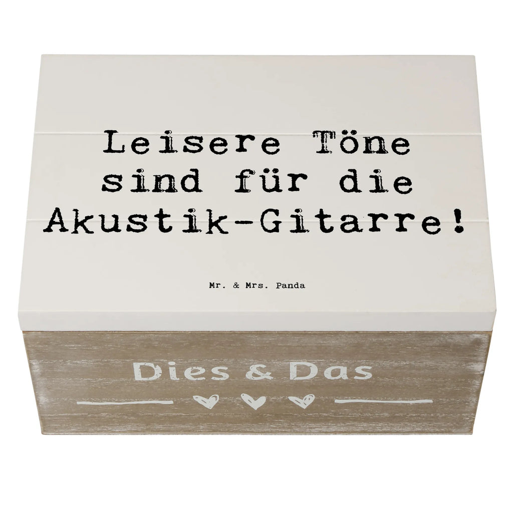 Holzkiste Spruch Akustik-Gitarre Magie Schatulle, Truhe, Dekokiste, Erinnerungskiste, Aufbewahrungsbox, XXL, Geschenkbox, Kiste, Geschenkdose, Holzkiste, Erinnerungsbox, Schatzkiste, Instrumente, Geschenke Musiker, Musikliebhaber