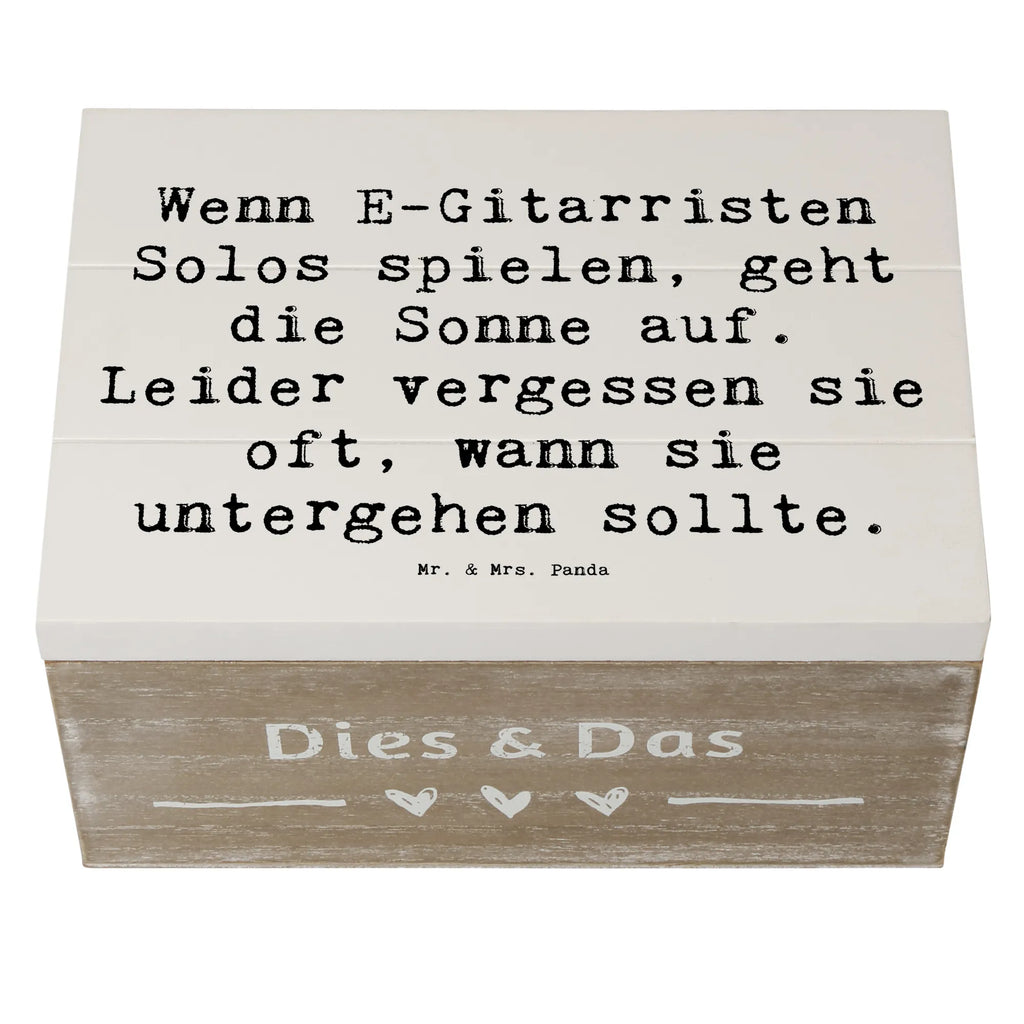 Holzkiste Spruch E-Gitarre Solos Erinnerungskiste, Schatulle, Kiste, Geschenkdose, Erinnerungsbox, Geschenkbox, Dekokiste, Truhe, Schatzkiste, XXL, Holzkiste, Aufbewahrungsbox, Instrumente, Geschenke Musiker, Musikliebhaber