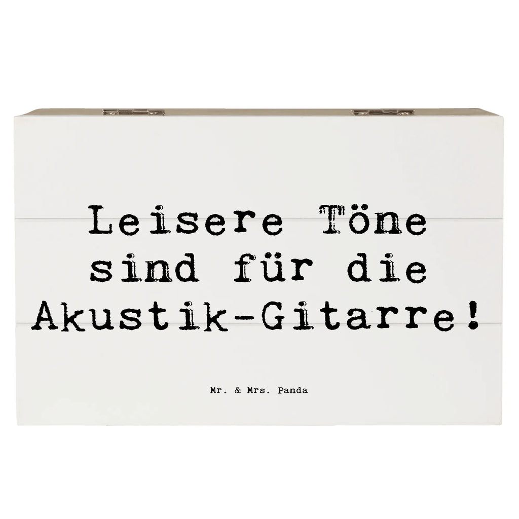 Holzkiste Spruch Akustik-Gitarre Magie Schatulle, Truhe, Dekokiste, Erinnerungskiste, Aufbewahrungsbox, XXL, Geschenkbox, Kiste, Geschenkdose, Holzkiste, Erinnerungsbox, Schatzkiste, Instrumente, Geschenke Musiker, Musikliebhaber