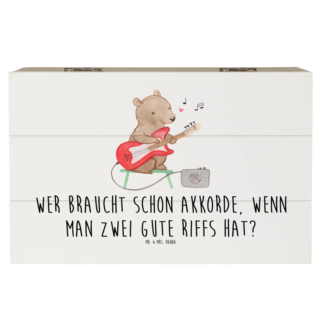 Holzkiste E-Gitarre Zwei Riffs Truhe, Geschenkbox, Kiste, Geschenkdose, Dekokiste, XXL, Schatulle, Schatzkiste, Holzkiste, Erinnerungsbox, Aufbewahrungsbox, Erinnerungskiste, Instrumente, Geschenke Musiker, Musikliebhaber