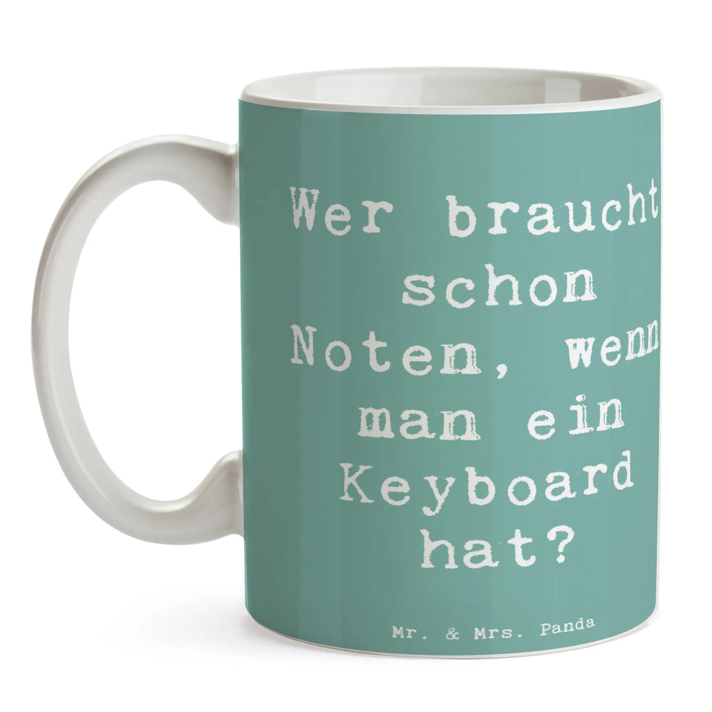 Tasse Spruch Keyboard Freude Geschenktasse, Keramiktasse, Kaffeetasse, Bürotasse, Tasse, Porzellantasse, Tasse mit Zitaten, Teetasse, Tasse mit Motiven, Instrumente, Geschenke Musiker, Musikliebhaber