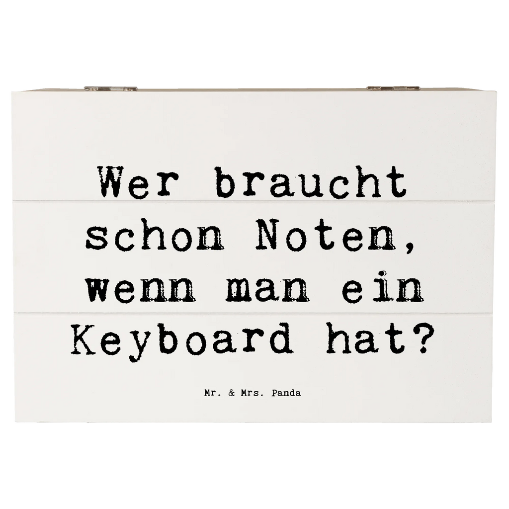 Holzkiste Spruch Keyboard Freude Holzkiste, Erinnerungsbox, Schatulle, Dekokiste, Kiste, Truhe, Erinnerungskiste, Schatzkiste, Geschenkdose, Geschenkbox, Aufbewahrungsbox, XXL, Instrumente, Geschenke Musiker, Musikliebhaber