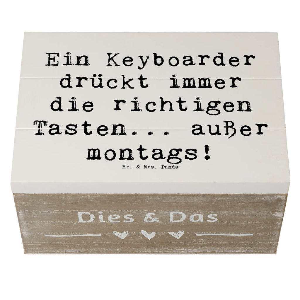 Holzkiste Spruch Keyboarder Fehler Dekokiste, Geschenkbox, XXL, Schatulle, Truhe, Holzkiste, Kiste, Aufbewahrungsbox, Erinnerungskiste, Erinnerungsbox, Schatzkiste, Geschenkdose, Instrumente, Geschenke Musiker, Musikliebhaber