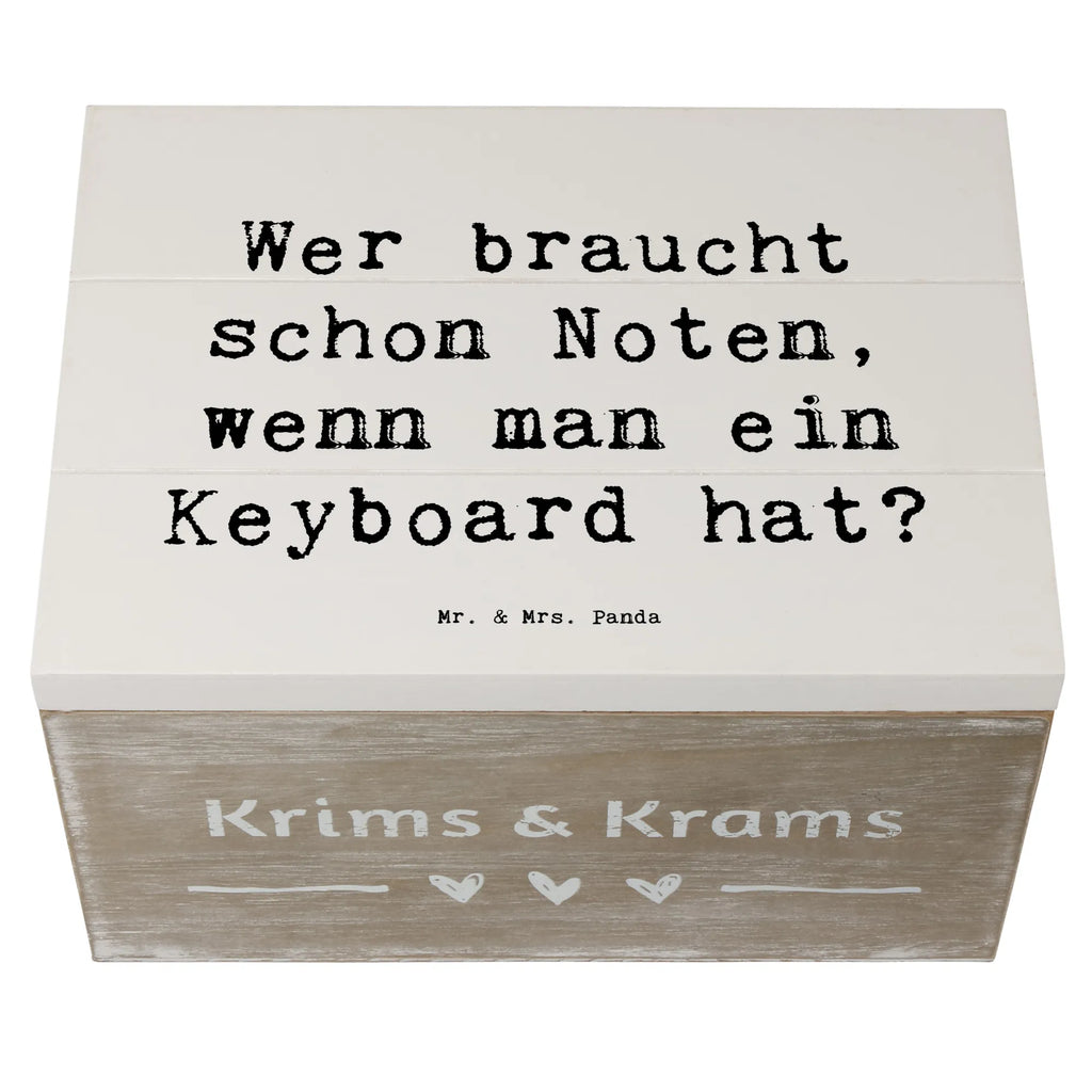 Holzkiste Spruch Keyboard Freude Holzkiste, Erinnerungsbox, Schatulle, Dekokiste, Kiste, Truhe, Erinnerungskiste, Schatzkiste, Geschenkdose, Geschenkbox, Aufbewahrungsbox, XXL, Instrumente, Geschenke Musiker, Musikliebhaber