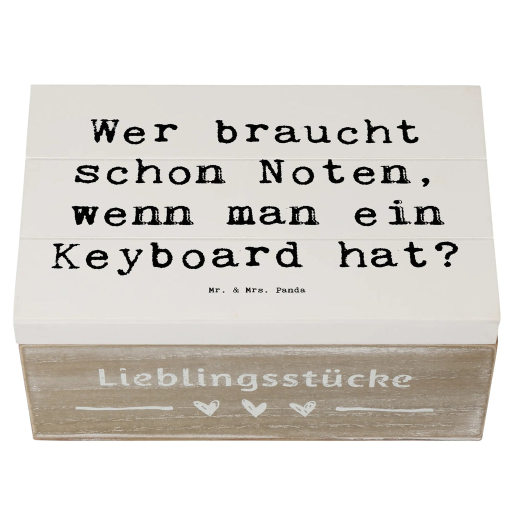 Holzkiste Spruch Keyboard Freude Holzkiste, Erinnerungsbox, Schatulle, Dekokiste, Kiste, Truhe, Erinnerungskiste, Schatzkiste, Geschenkdose, Geschenkbox, Aufbewahrungsbox, XXL, Instrumente, Geschenke Musiker, Musikliebhaber