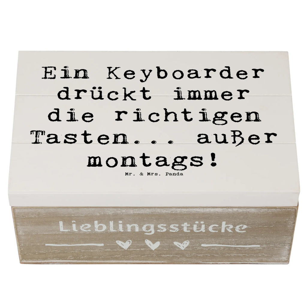 Holzkiste Spruch Keyboarder Fehler Dekokiste, Geschenkbox, XXL, Schatulle, Truhe, Holzkiste, Kiste, Aufbewahrungsbox, Erinnerungskiste, Erinnerungsbox, Schatzkiste, Geschenkdose, Instrumente, Geschenke Musiker, Musikliebhaber