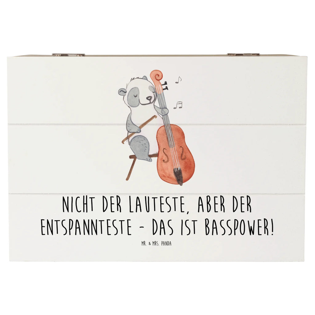 Wooden chest Nicht der Lauteste, aber der Entspannteste - Das ist Basspower! Schatulle, Dekokiste, XXL, Aufbewahrungsbox, Kiste, Erinnerungskiste, Erinnerungsbox, Schatzkiste, Holzkiste, Geschenkdose, Geschenkbox, Truhe, Instrumente, Geschenke Musiker, Musikliebhaber