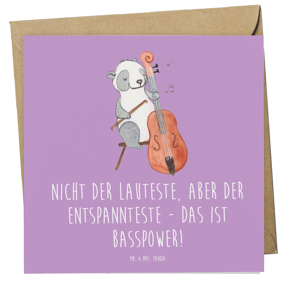 Deluxe Card Nicht der Lauteste, aber der Entspannteste - Das ist Basspower! Glückwunschkarte, Karte, Einladungskarte, Grußkarte, Hochzeitskarte, Geburtstagskarte, Hochwertige Grußkarte, Klappkarte, Hochwertige Klappkarte, Instrumente, Geschenke Musiker, Musikliebhaber