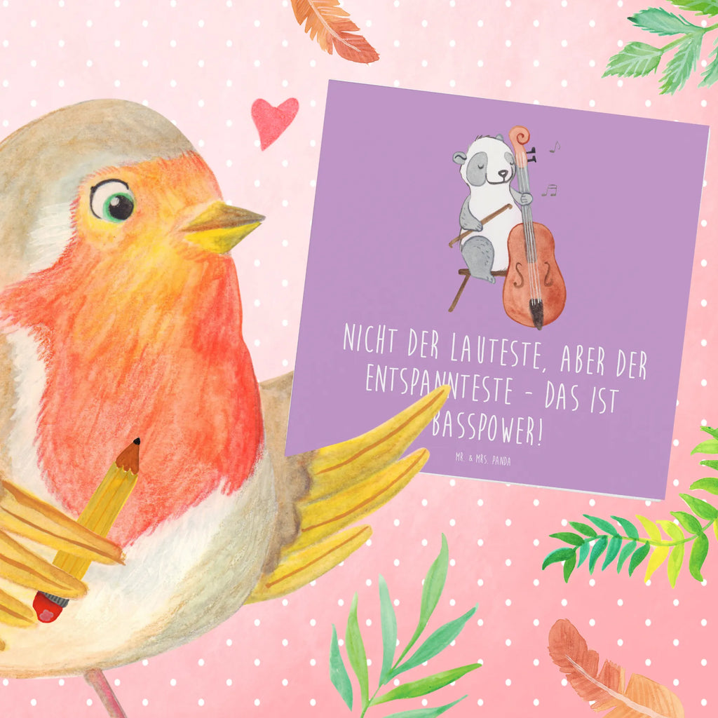Deluxe Card Nicht der Lauteste, aber der Entspannteste - Das ist Basspower! Glückwunschkarte, Karte, Einladungskarte, Grußkarte, Hochzeitskarte, Geburtstagskarte, Hochwertige Grußkarte, Klappkarte, Hochwertige Klappkarte, Instrumente, Geschenke Musiker, Musikliebhaber