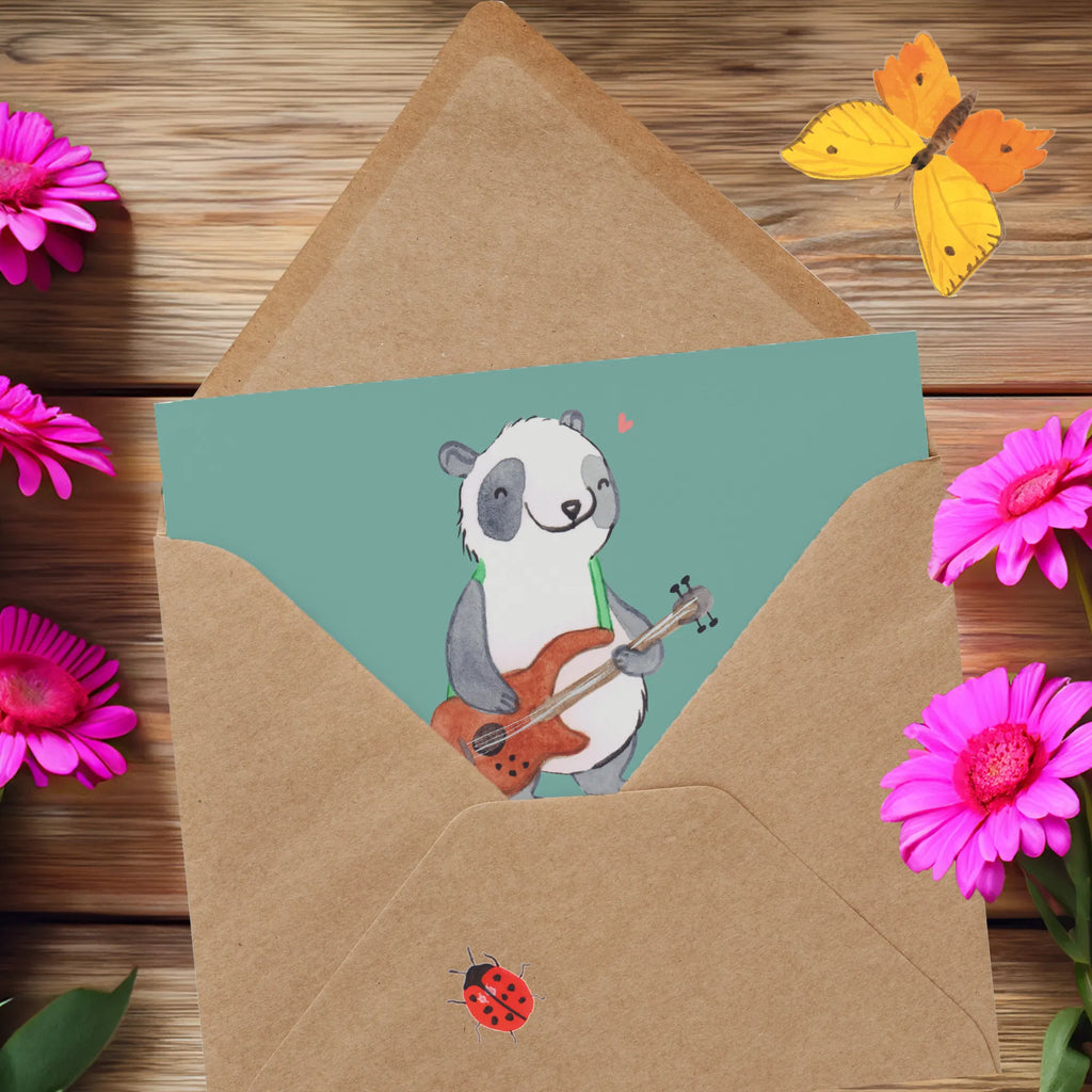 Deluxe Karte Bassgitarre Groove Karte, Hochzeitskarte, Hochwertige Klappkarte, Geburtstagskarte, Hochwertige Grußkarte, Glückwunschkarte, Einladungskarte, Grußkarte, Klappkarte, Instrumente, Geschenke Musiker, Musikliebhaber