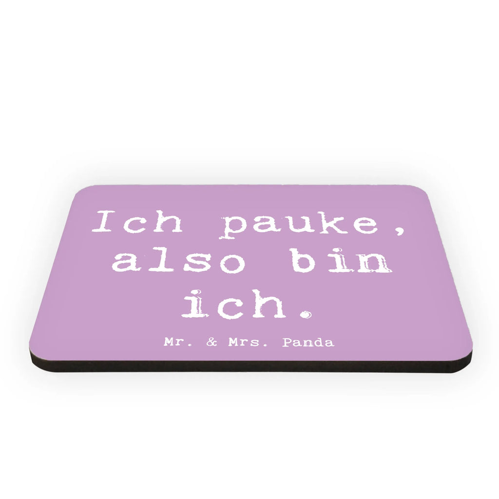 Magnet Saying Ich pauke, also bin ich. Kühlschrank Dekoration, Dekomagnet, Pinnwandmagnet, Whiteboard Magnet, Notiz Magnet, Souvenir Magnet, Motivmagnete, Kühlschrankmagnet, Instrumente, Geschenke Musiker, Musikliebhaber