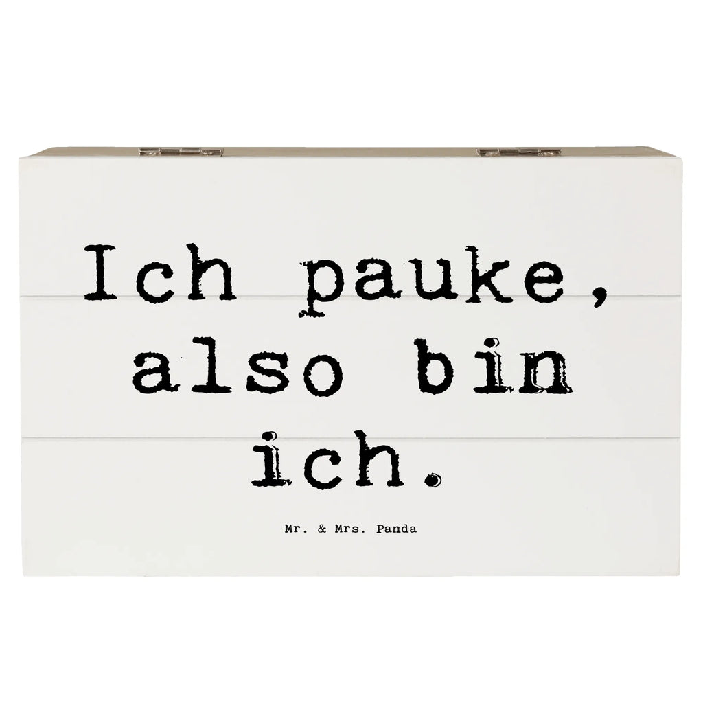 Holzkiste Spruch Pauken Motivation Geschenkdose, Kiste, Truhe, Holzkiste, Aufbewahrungsbox, Dekokiste, Schatulle, Erinnerungskiste, Geschenkbox, Schatzkiste, Erinnerungsbox, XXL, Instrumente, Geschenke Musiker, Musikliebhaber