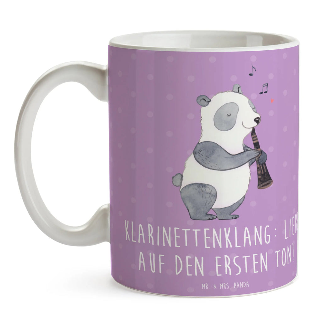 Mug Klarinettenklang: Liebe auf den ersten Ton! Keramiktasse, Kaffeetasse, Geschenktasse, Bürotasse, Tasse mit Zitaten, Tasse, Teetasse, Porzellantasse, Tasse mit Motiven, Instrumente, Geschenke Musiker, Musikliebhaber