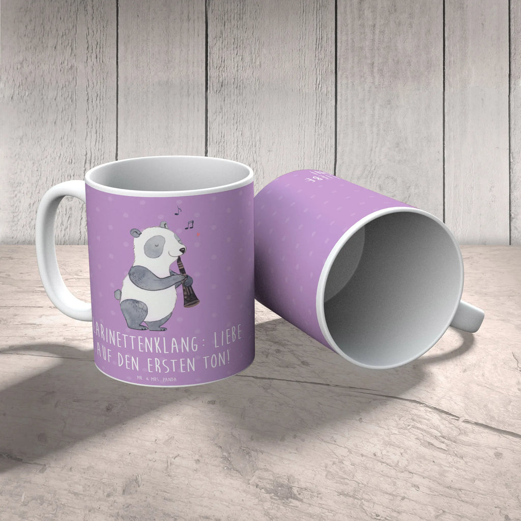 Mug Klarinettenklang: Liebe auf den ersten Ton! Keramiktasse, Kaffeetasse, Geschenktasse, Bürotasse, Tasse mit Zitaten, Tasse, Teetasse, Porzellantasse, Tasse mit Motiven, Instrumente, Geschenke Musiker, Musikliebhaber