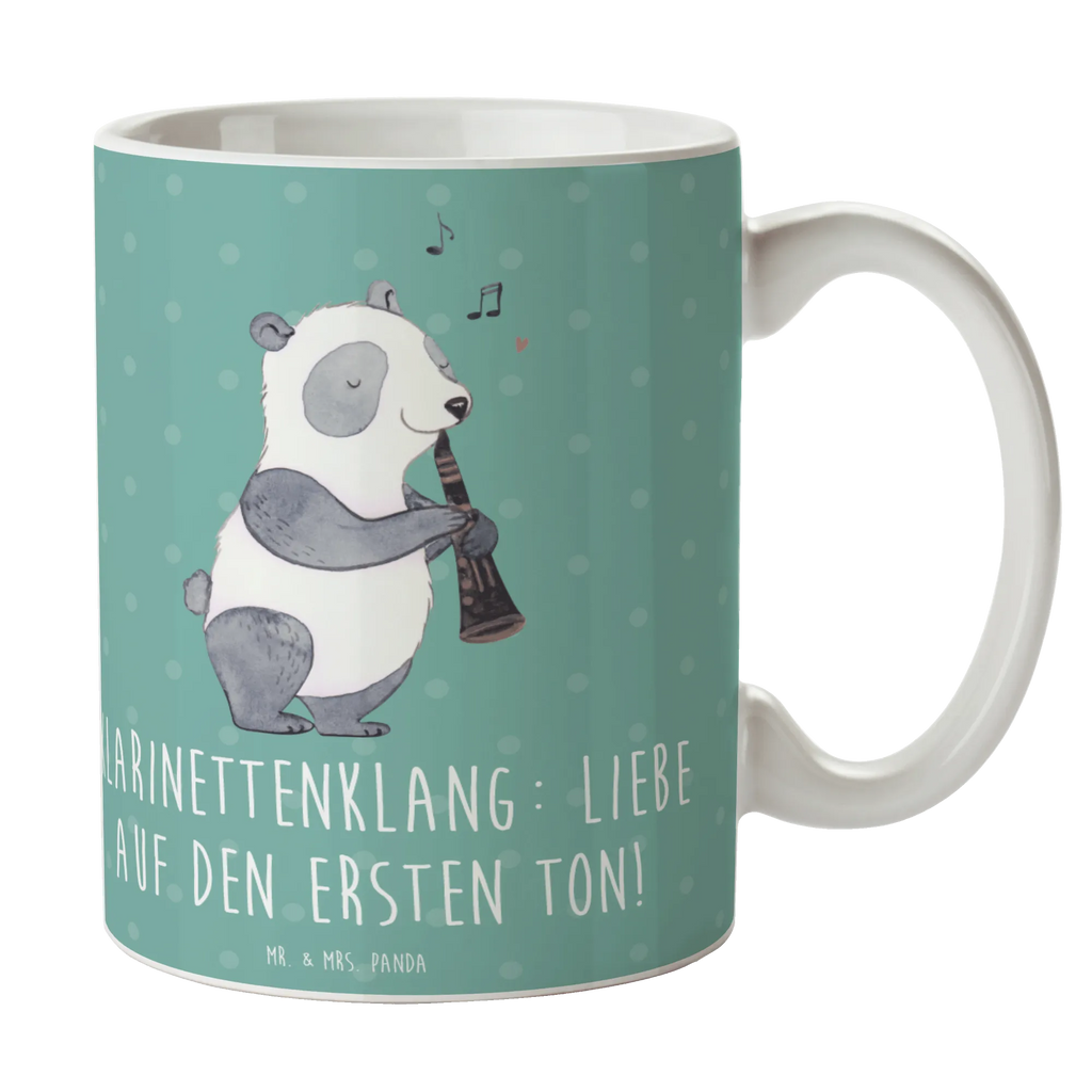 Mug Klarinettenklang: Liebe auf den ersten Ton! Keramiktasse, Kaffeetasse, Geschenktasse, Bürotasse, Tasse mit Zitaten, Tasse, Teetasse, Porzellantasse, Tasse mit Motiven, Instrumente, Geschenke Musiker, Musikliebhaber