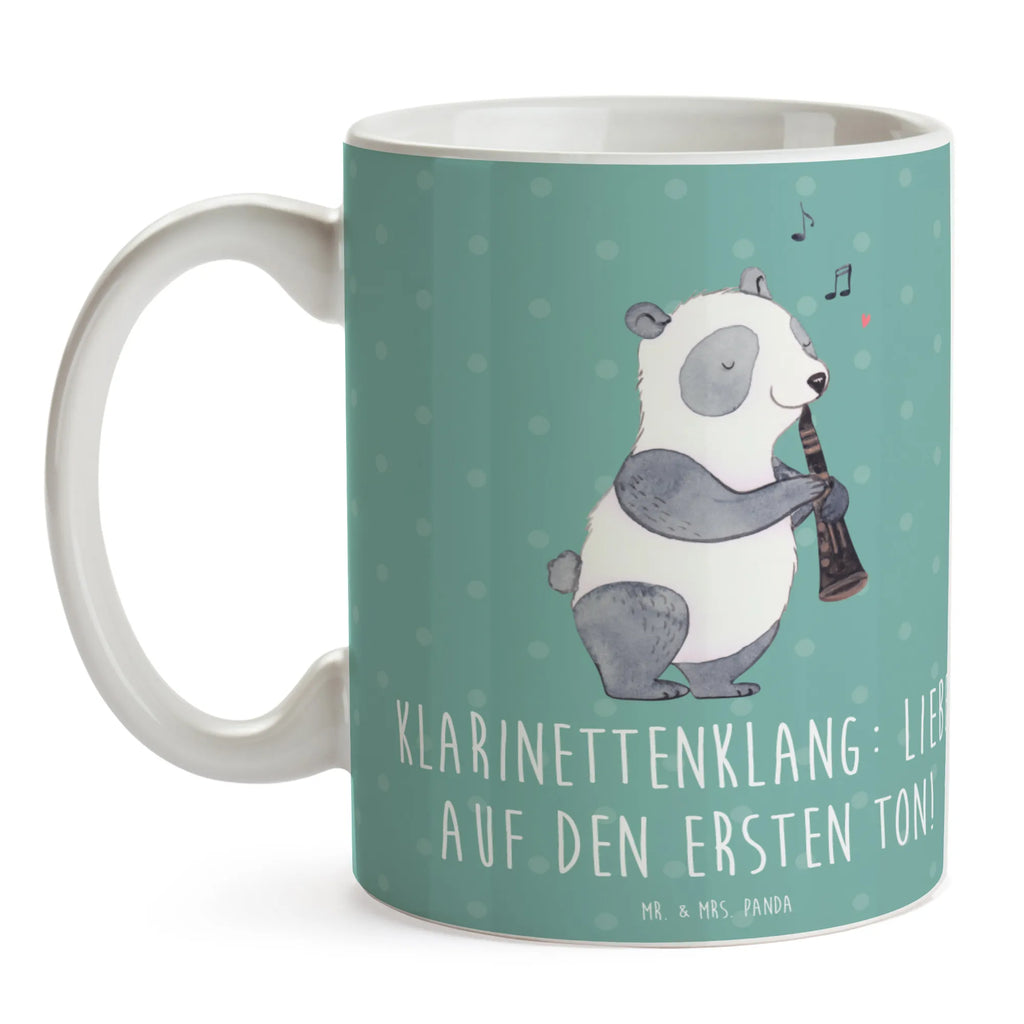 Mug Klarinettenklang: Liebe auf den ersten Ton! Keramiktasse, Kaffeetasse, Geschenktasse, Bürotasse, Tasse mit Zitaten, Tasse, Teetasse, Porzellantasse, Tasse mit Motiven, Instrumente, Geschenke Musiker, Musikliebhaber
