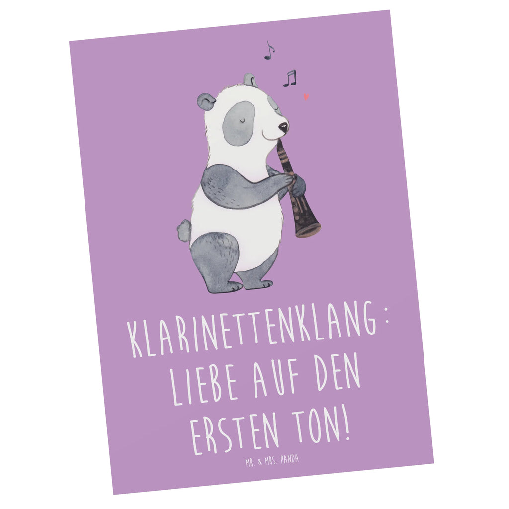 Postkarte Klarinette Liebe Ansichtskarten, Geburtstagskarte, Karte, Geschenkkarte, Grußkarte, Postkarte, Einladung, Ansichtskarte, Einladungskarten Geburtstag, Einladung Geburtstag, Dankeskarte, Einladungskarte, Instrumente, Geschenke Musiker, Musikliebhaber