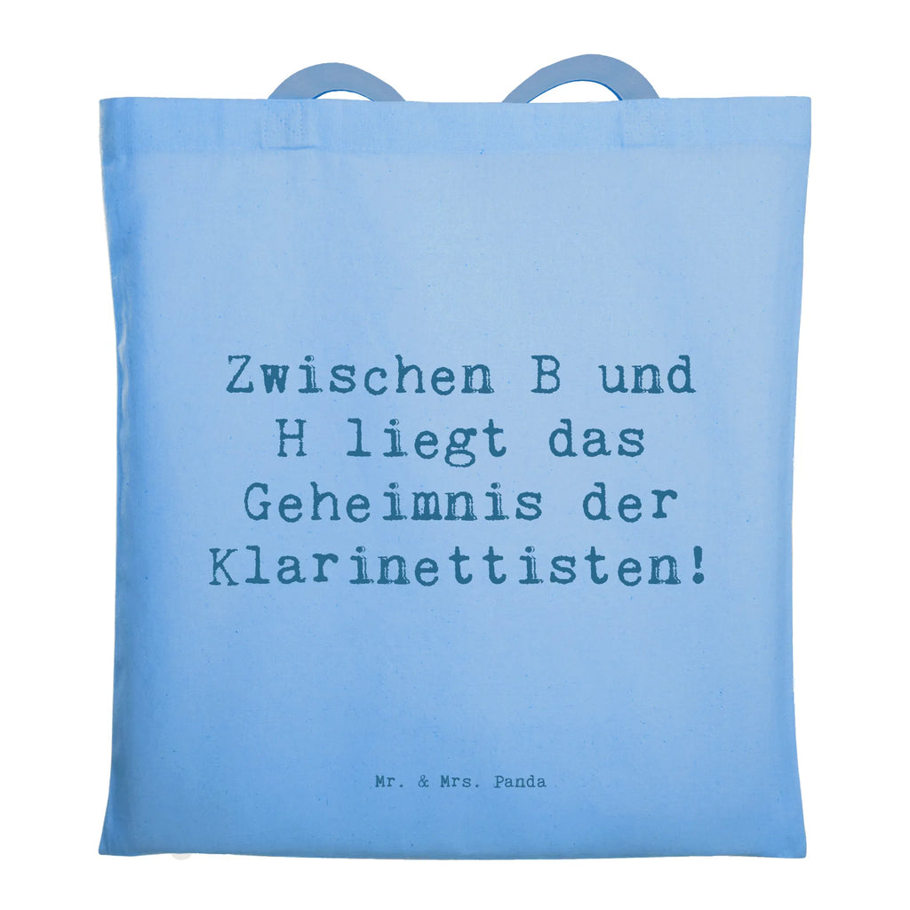 Tote bag Saying Zwischen B und H liegt das Geheimnis der Klarinettisten! Beutel, Tragetasche, Strandtasche, Jutebeutel, Stofftasche, Stoffbeutel, Laptoptasche, Jutetasche, Shopper, Beuteltasche, Einkaufstasche, Schultertasche, Tasche, Umhängetasche, Einkaufstüte, Badetasche, Instrumente, Geschenke Musiker, Musikliebhaber