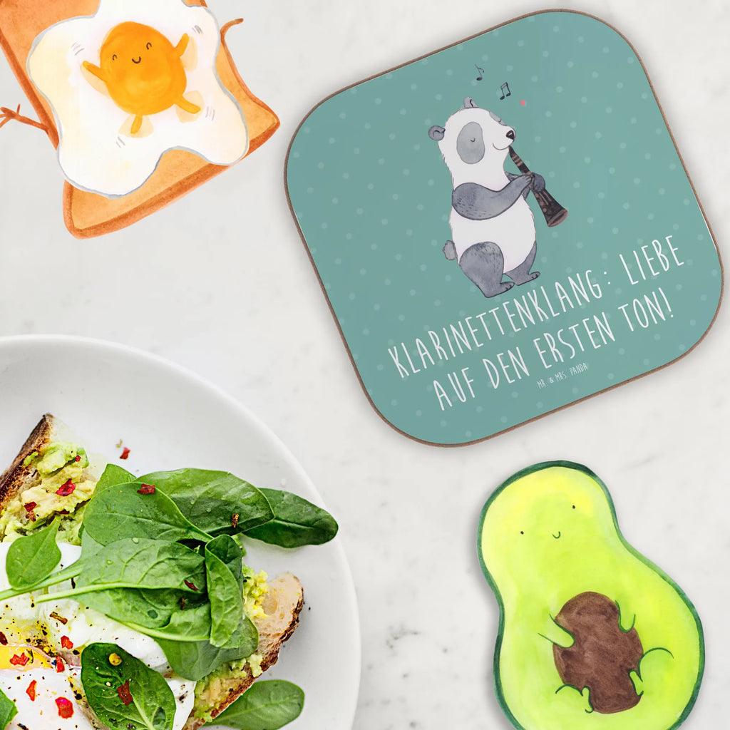 Square coaster Klarinettenklang: Liebe auf den ersten Ton! Korkuntersetzer, Untersetzer Holz, Untersetzer aus Holz, Holzuntersetzer, Glasuntersetzer, Untersetzer, Untersetzer für Gläser, Bierdeckel, Getränkeuntersetzer, Untersetzer Design, Tassen Untersetzer, Untersetzer Gläser, Instrumente, Geschenke Musiker, Musikliebhaber